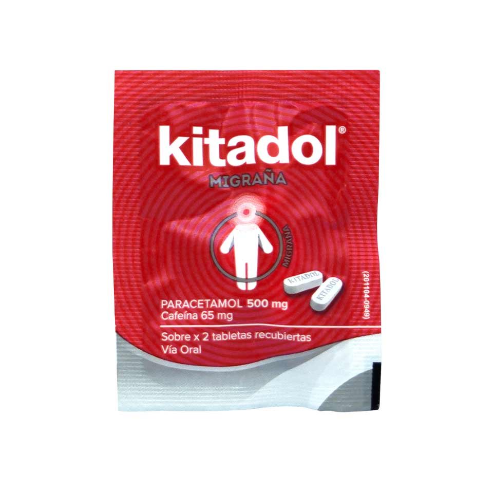 Kitadol Migraña Tableta Recubierta Boticas Pao 1048